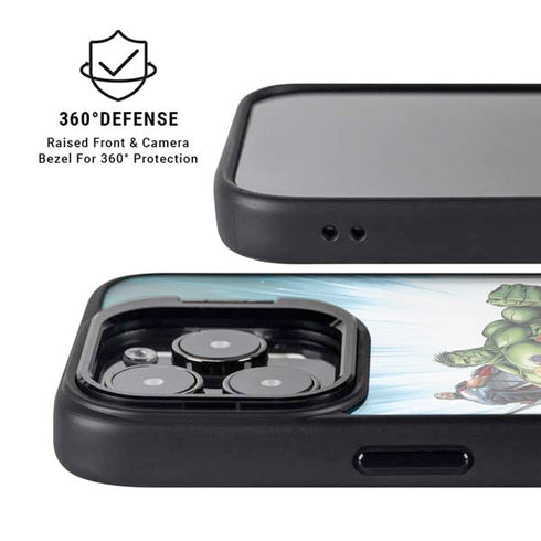 Marvel Avengers Team iPhone 15 Pro Max Kickstand Case